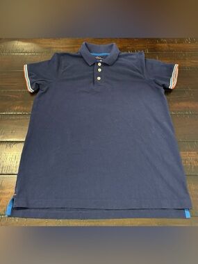 BODEN Boys Pique Polo Shirt, Size: 13-14yrs 164cm, Color: Navy